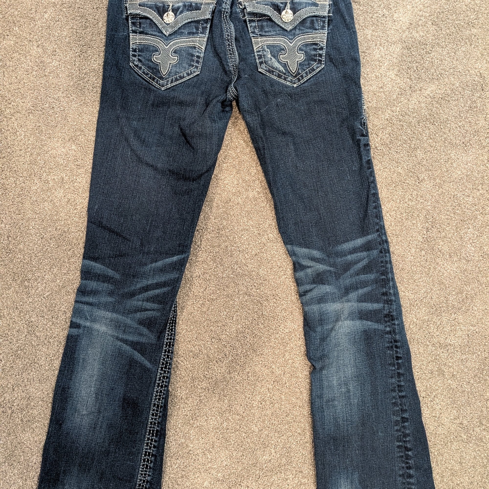 Rock Revival Women's Dark Blue Boot Cut Jeans
